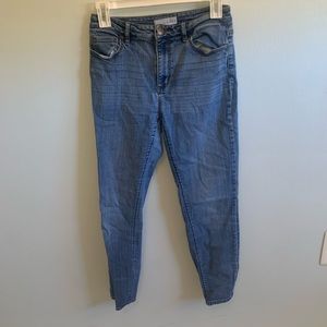 Loft high rise skinny jeans (high waters)